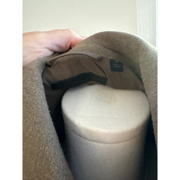 Uniqlo Single Collar Short Zip Jacket Unisex XS Minimalist Peacoat Bomber Coat - Picture 8 of 11